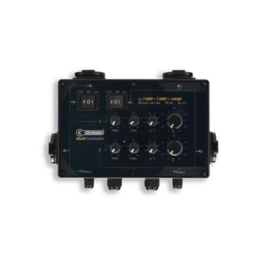 Cli-Mate Multi-Controller 12+12 Amp.