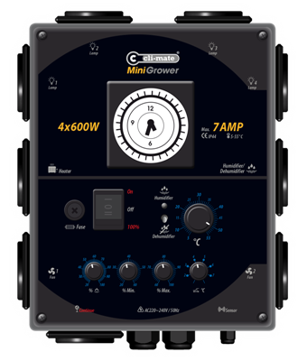 Cli-Mate Mini-Humi Controller 7 Amp. 4- Connections